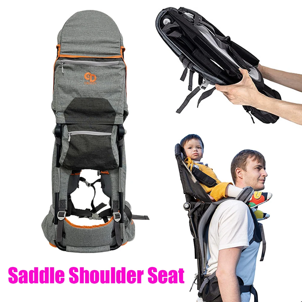 1 pièces porte-enfant selle bretelles enfants sac de voyage avec bretelles papa randonnée simple épaule porte-bébé