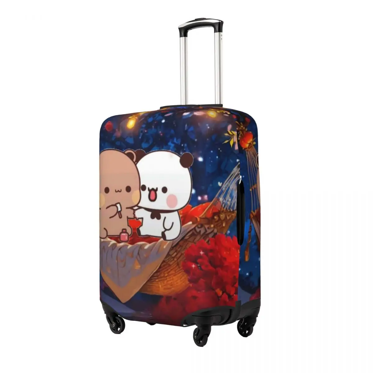 bubu & dudu housse de valise vacances business stretch bagages accessoires protecteur