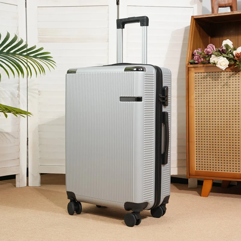 valise à roulettes de 20/24/28 pouces pour voyage avec poignée de traction, adaptée aux hommes et aux femmes, grande capacité, adaptée à vérifié