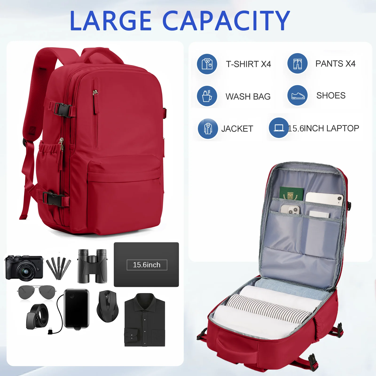 sac à dos de voyage en avion, sac de cabine easyjet 45x36x20, sac à bandoulière de grande capacité, sac à dos multifonctionnel pour maman, sacs à dos pour ordinateur portable