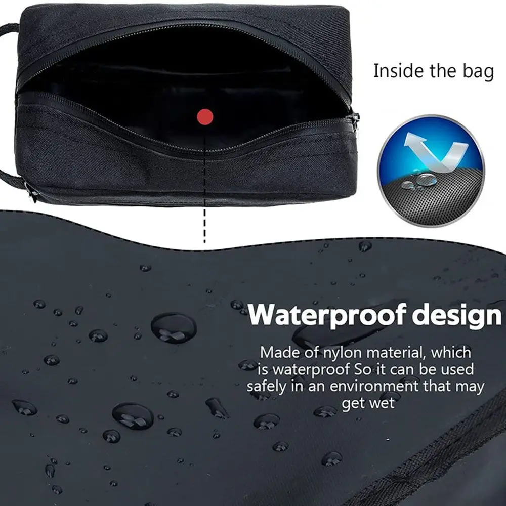 trousse de toilette de voyage pour hommes et femmes, trousse de maquillage étanche pour dames, trousse de beauté, sac à main pour poudres lavantes