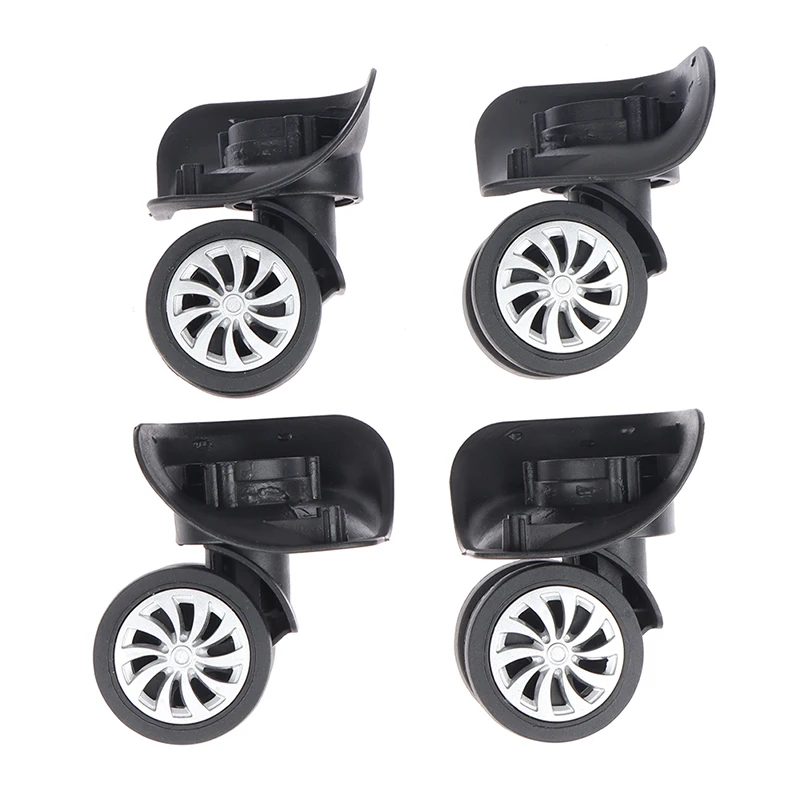 Roue à bagages universelle pour valise, 4 pièces, roues pivotantes à 360 degrés, outils de roue de chariot