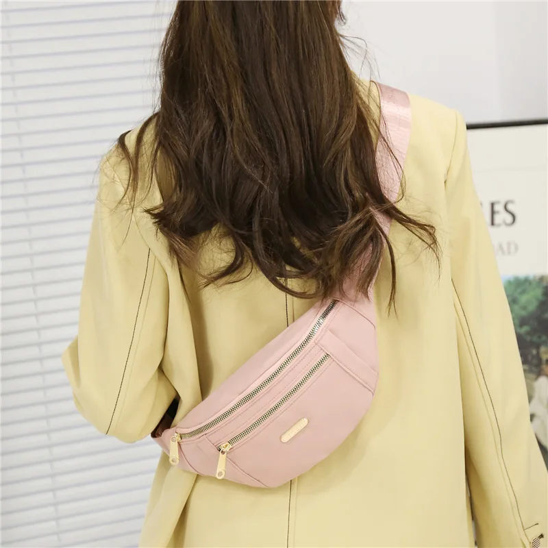 sacs de taille à bandoulière pour femmes, sacs de poitrine pour documents de loisirs oxford, sacs à main à bandoulière initiés, sacs de messager féminins, sacs de ceinture