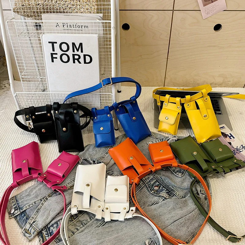femmes taille sac mode ceinture sac téléphone sac à main 2025 été nouveau sac de poitrine pu dame épaule bandoulière poitrine sac concepteur fanny pack