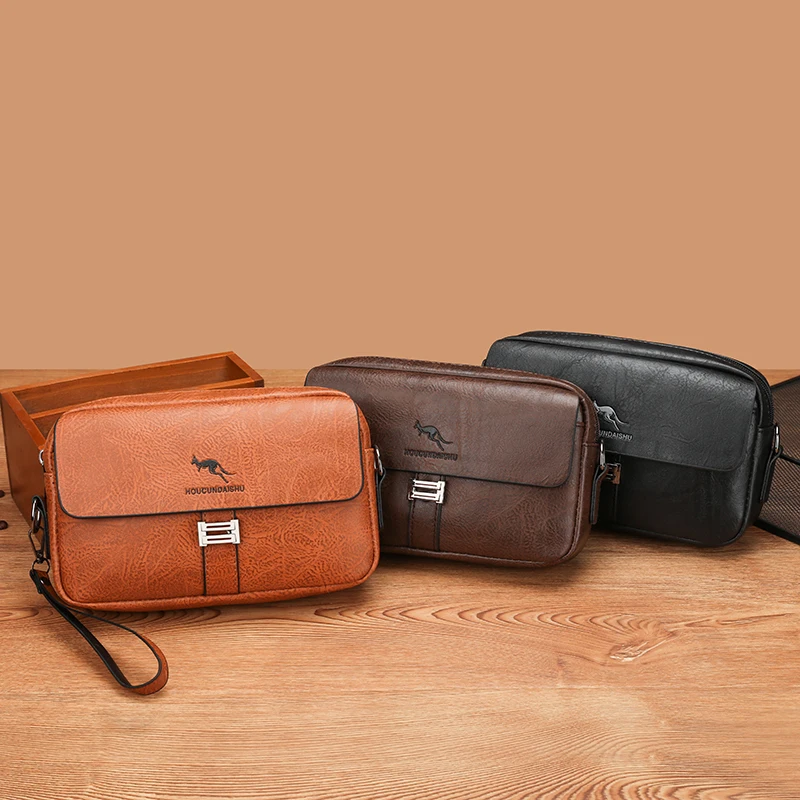 sacs à bandoulière en cuir décontracté mini hommes sac à main petit sac à bandoulière pour hommes concepteur vintage en cuir sac de messager petit hommes shoul
