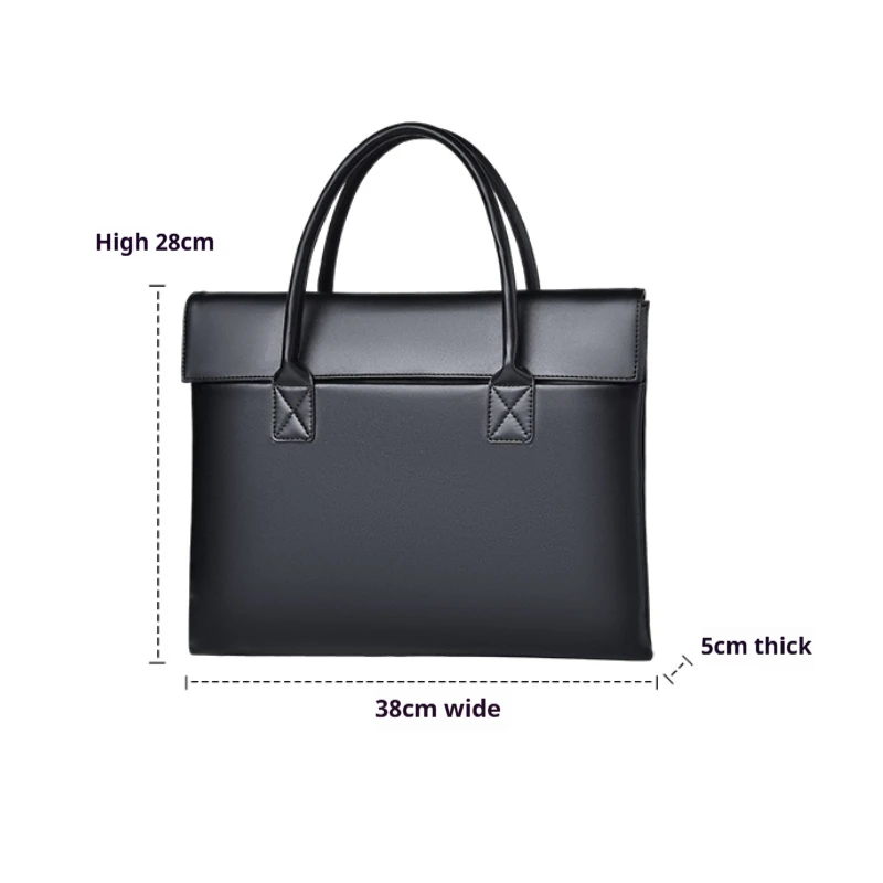 sac pour ordinateur portable de grande capacité – mallette élégante et durable avec plusieurs compartiments pour les essentiels quotidiens et les accessoires pour ordinateur portable