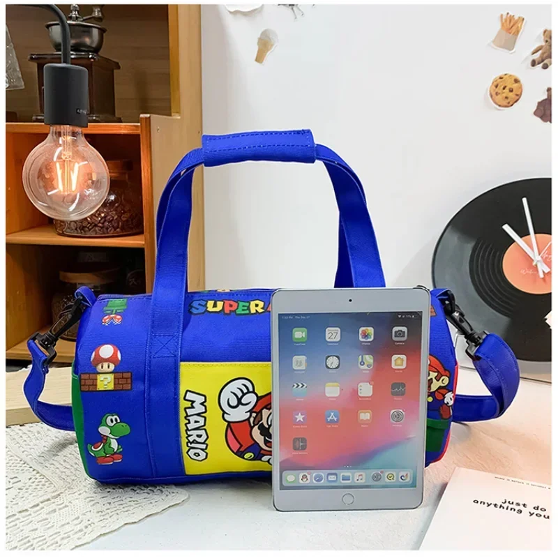 marios bros sacs à bagages anime grande capacité voyage sac à bandoulière dessin animé natation sac à bandoulière sport fitness sacs cadeau de noël