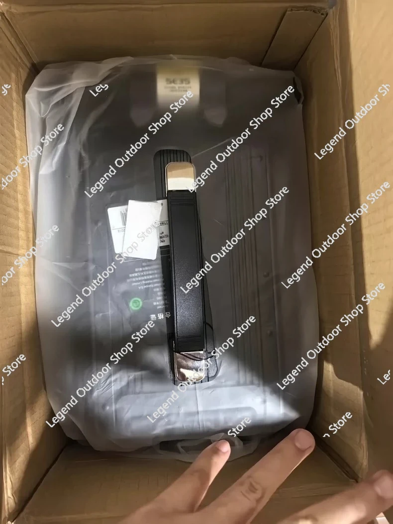 valise électrique, 20 pouces se3s noir, une valise électrique rétractable de 20 pouces est une valise à main intelligente pour les voyages de cyclisme