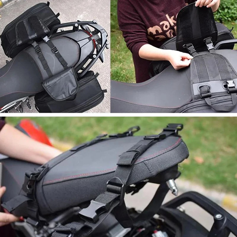 sacs de voyage universels pour casque de moto de course, sacoches de valise pour bmw kawasaki yamaha honda, sac + imperméable