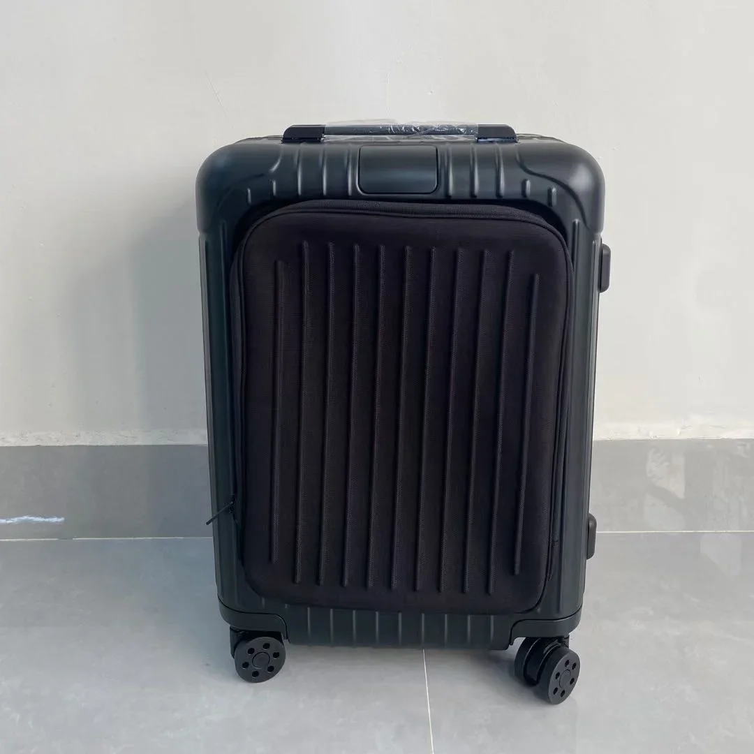 valise de voyage de luxe hommes 21 pouces carré compact grande capacité bagages premium affaires minimaliste résistant à l'usure bagage à main