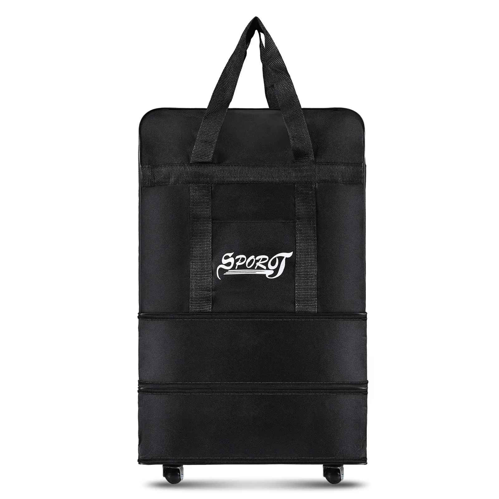 valise pliable extensible, sac de voyage à roulettes pliable pour hommes et femmes, sac de voyage