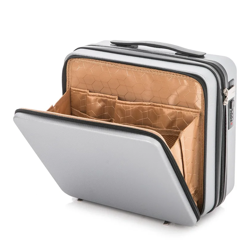 petite valise légère 16 pouces, sac cosmétique, boîte de rangement, 16.5x30.5x31cm