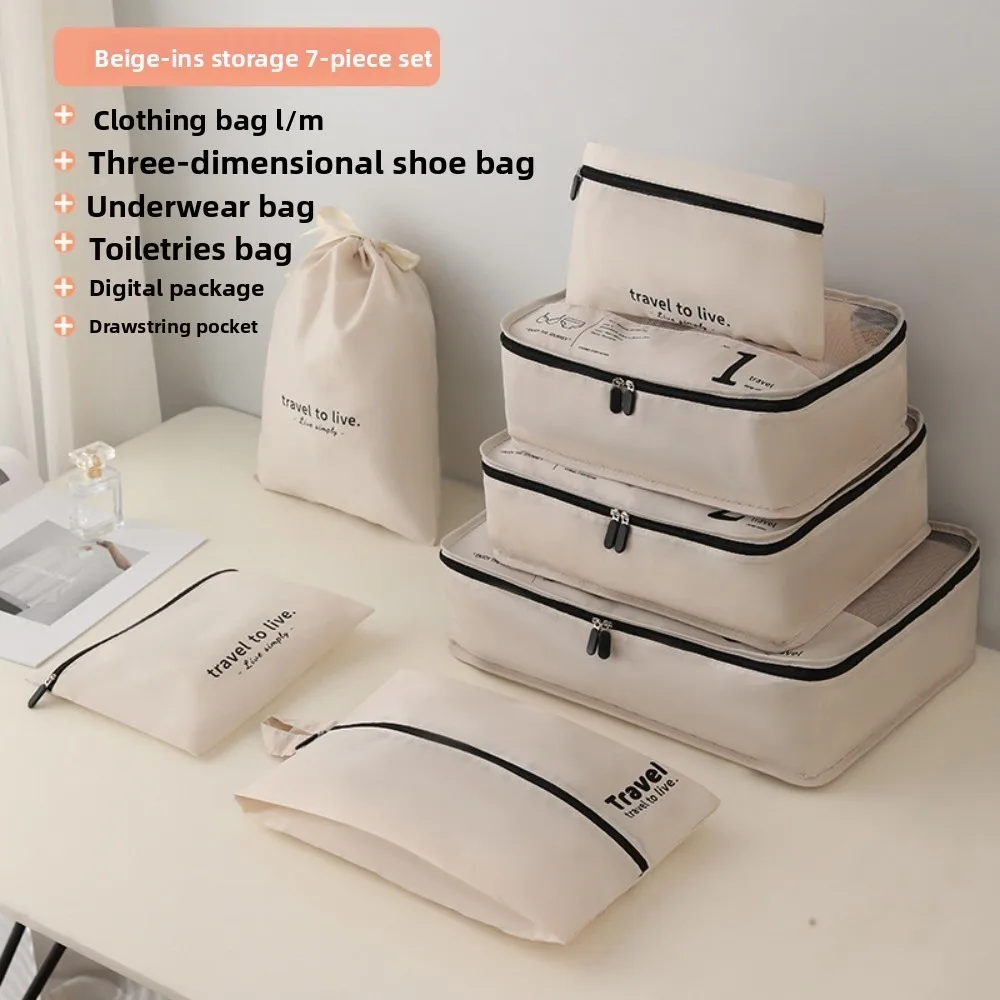 Sac de Cubes d'emballage à Compression de voyage étanche, résistant à l'usure, gain de place, valise, organisateur de vêtements, Durable et épais