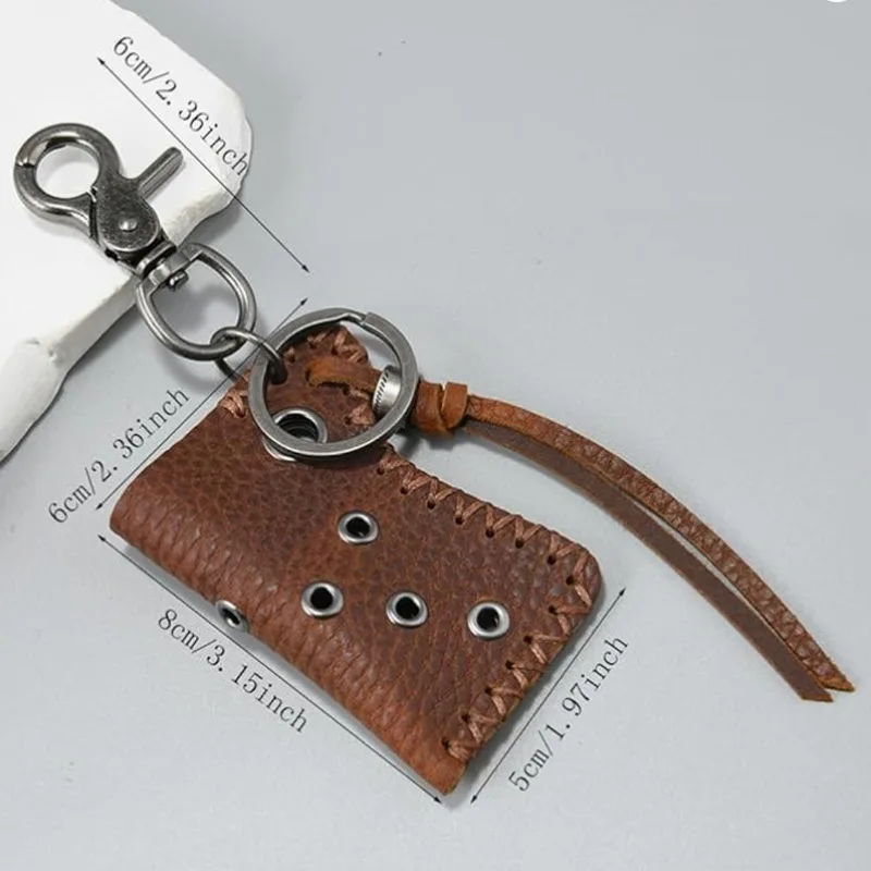 briquet personnalisé créatif en cuir pu, étui rétro en cuir pour briquet de rue, accessoire de sac de taille