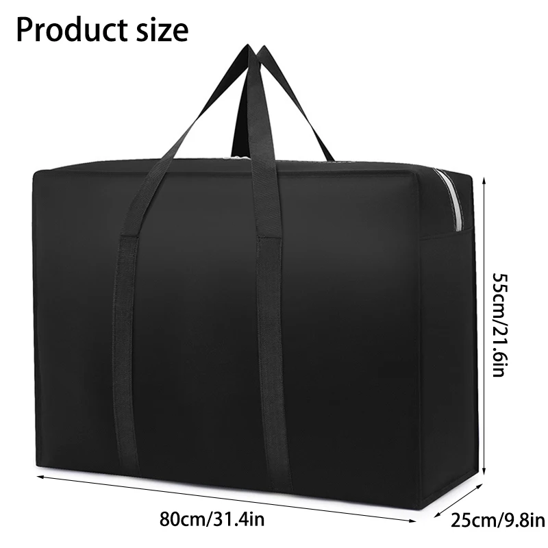 sacs à bagages mobiles imperméables extra larges, couleur unie, sac d'organisation de vêtements de grande capacité, outil d'organisation de rangement à domicile