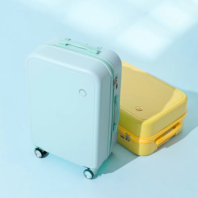 valise de voyage à roulettes pour femme, ensemble de bagages à roulettes, sac de cabine à main pour fille et étudiant, mode, 20 po, 22 po, 24/26 po