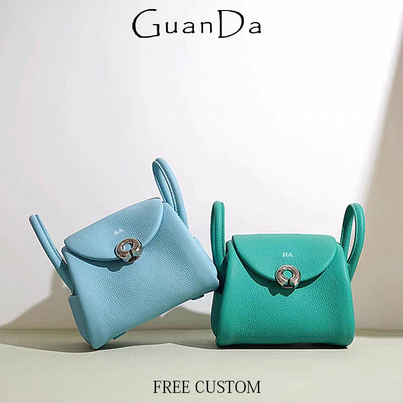 Sac à main de luxe en cuir véritable pour femme, sac à bandoulière de fête avec nom gravé, initiales personnalisées, sac d'oreiller