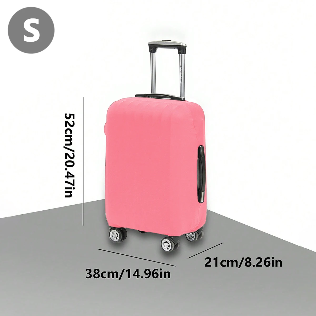 housse de protection pour valise de voyage à la mode, housse de protection pour bagages, couleur unie, adaptée aux valises de 18 à 32 pouces, a zmt