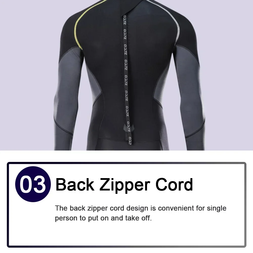 combinaison de plongée longue pour hommes, 1.5mm, matériau en néoprène sbr, doublure polaire chaude, natation en plein air, kayak, surf, dérive, m 4xl
