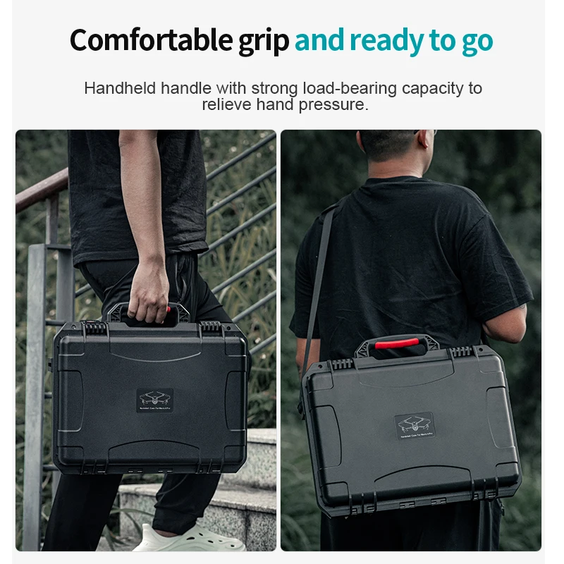 Étui de transport pour drone dji mavic 4 pro, mallette de rangement de voyage de grande capacité, valise rigide et portable pour dji rc 2/ rc pro/ rc pro 2