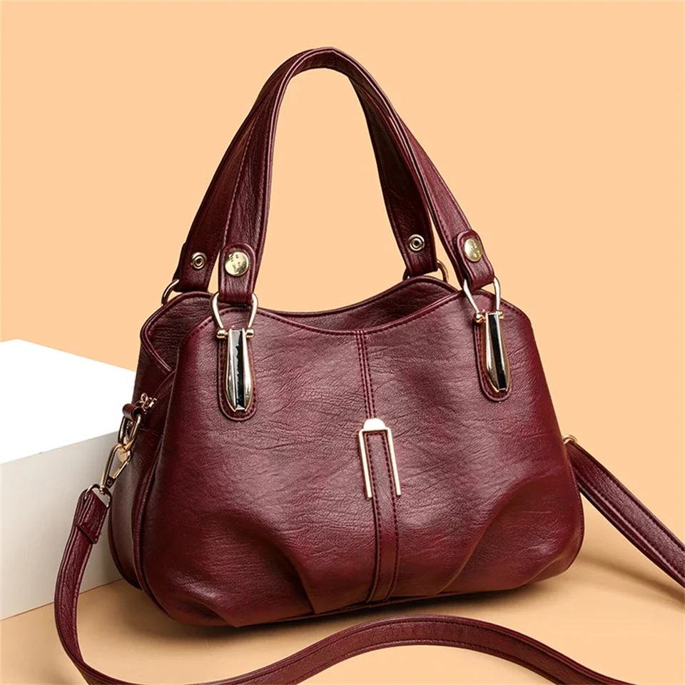 Sac à main en cuir véritable pour femme, sac à bandoulière pour femme, sac à main Messenger, sac fourre-tout pour femme, marque de luxe, initié par un designer