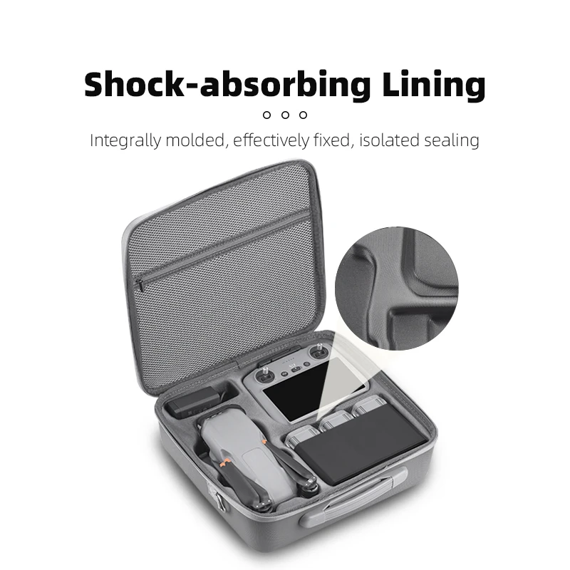 brdrc air 3s étui de transport sac de voyage portable pour dji air 3s drone rc 2/rc n2 accessoires sac à bandoulière sac de rangement sac rigide