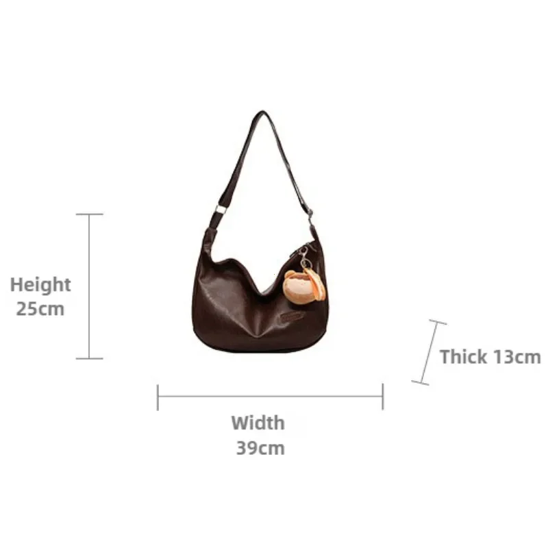 sacs à bandoulière pour femmes, sac à bandoulière léger de grande capacité, nouveaux sacs à main tendance, sac à boulettes polyvalent, 2025