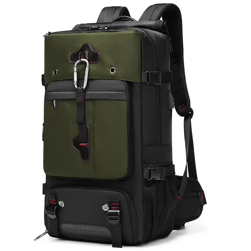 sac de voyage étanche grande capacité pour homme, valise pour ordinateur portable 17.3 ", sac à dos multifonction, sacs de camping en plein air, 70l