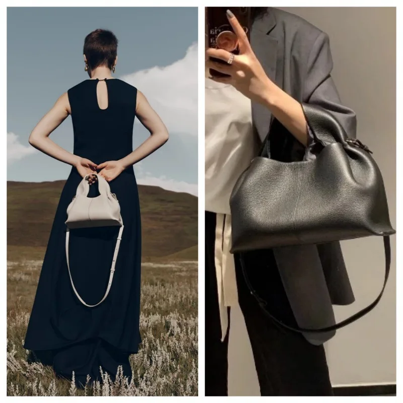 sac à main en cuir léger de luxe, adapté aux boulettes françaises, sacs à main rétro européens et américains, sacs à bandoulière pour femmes