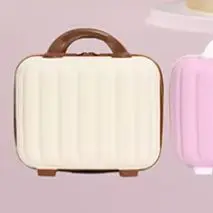 sac de boîte à cosmétiques portable de grande capacité, sac de rangement de cosmétiques souple et étanche, sac de lavage résistant à l'humidité, valise pour voyage à domicile