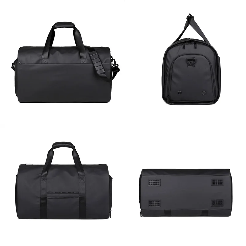 sac de voyage de grande capacité pour hommes, sac de fitness à une épaule imperméable, vente en gros, logo personnalisé