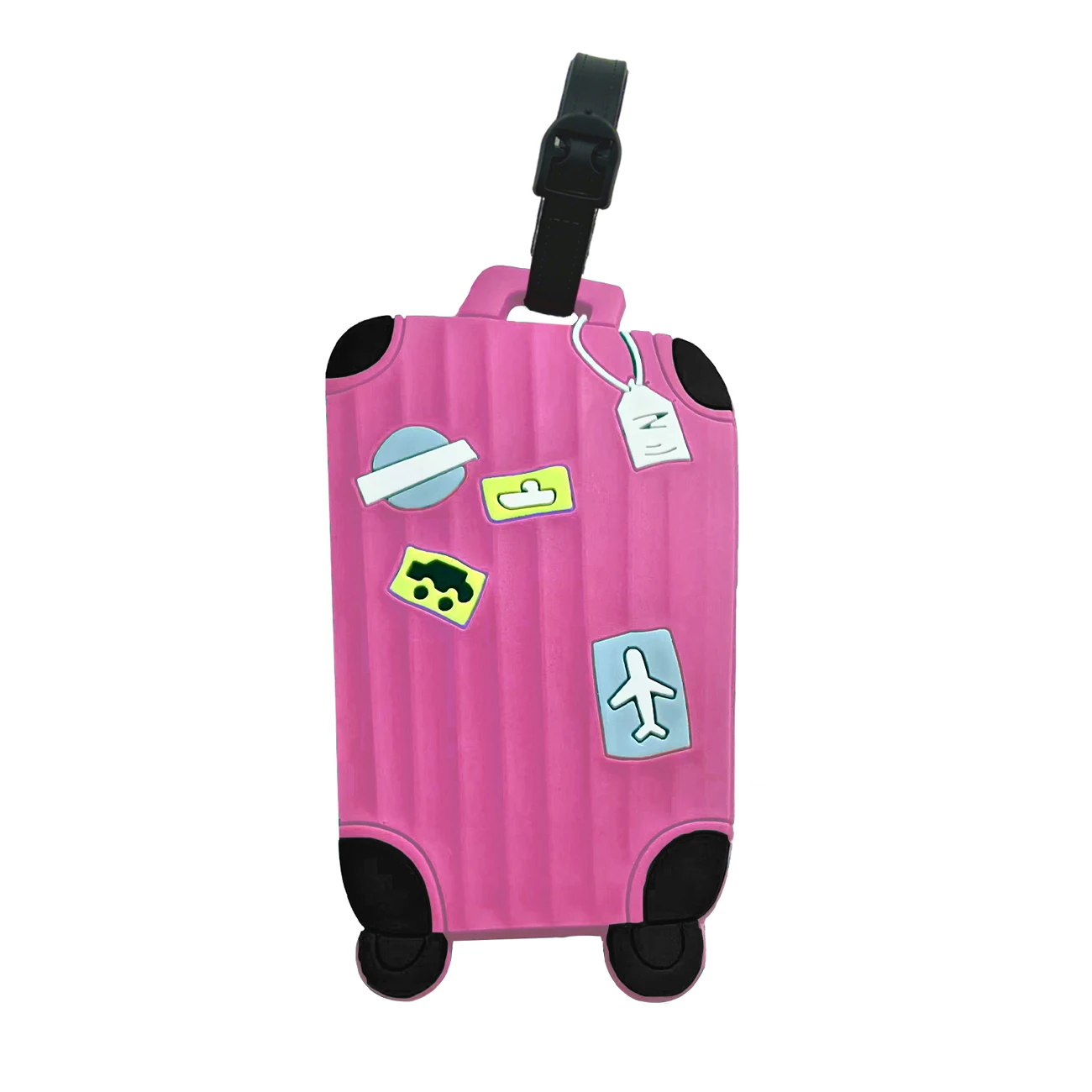 Étiquette de bagage anti perte multifonctionnelle : durable, confidentialité protégée, étanche et compatible avec les passages d'embarquement