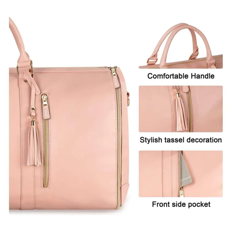 sac de costume de voyage, sac à bagages pliable de grande capacité, sac à main à bandoulière portable de voyage