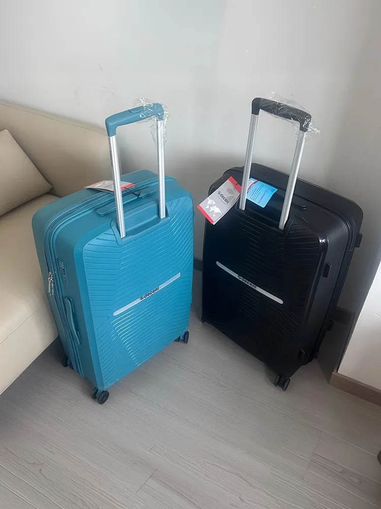 valise à roulettes pp de haute qualité, durable, résistante aux rayures et aux chocs, valise à bagages à main 20 pouces 28 pouces avec serrure tsa