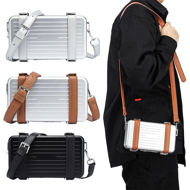 Sac à main classique et élégant en forme de bagage rigide : cadeau de sac à bandoulière au design créatif