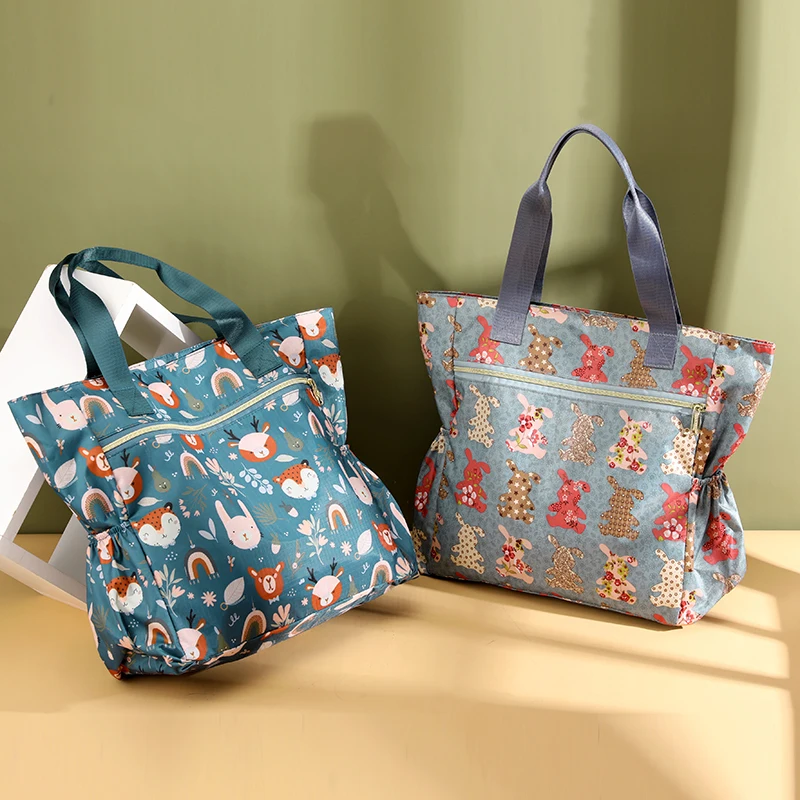 sac à main en tissu de grande capacité pour femme, sac à poignée supérieure, style azole, sac à provisions pour filles, sac de voyage pour femme, haute qualité