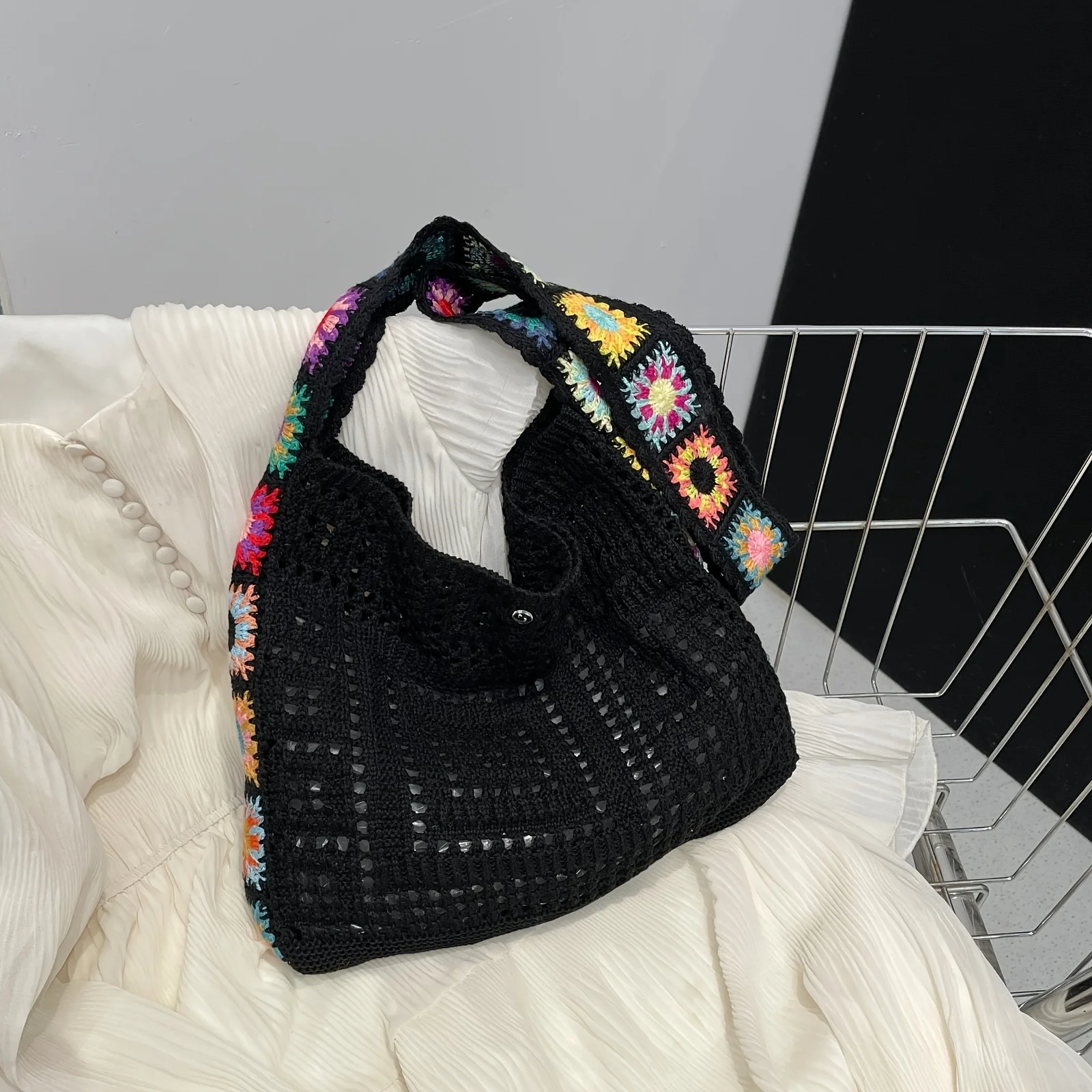 sac à main pour femmes, sacs tricotés à la mode, sacs à bandoulière, sacs à bandoulière, sacs à crochet à main, sacs pour femmes