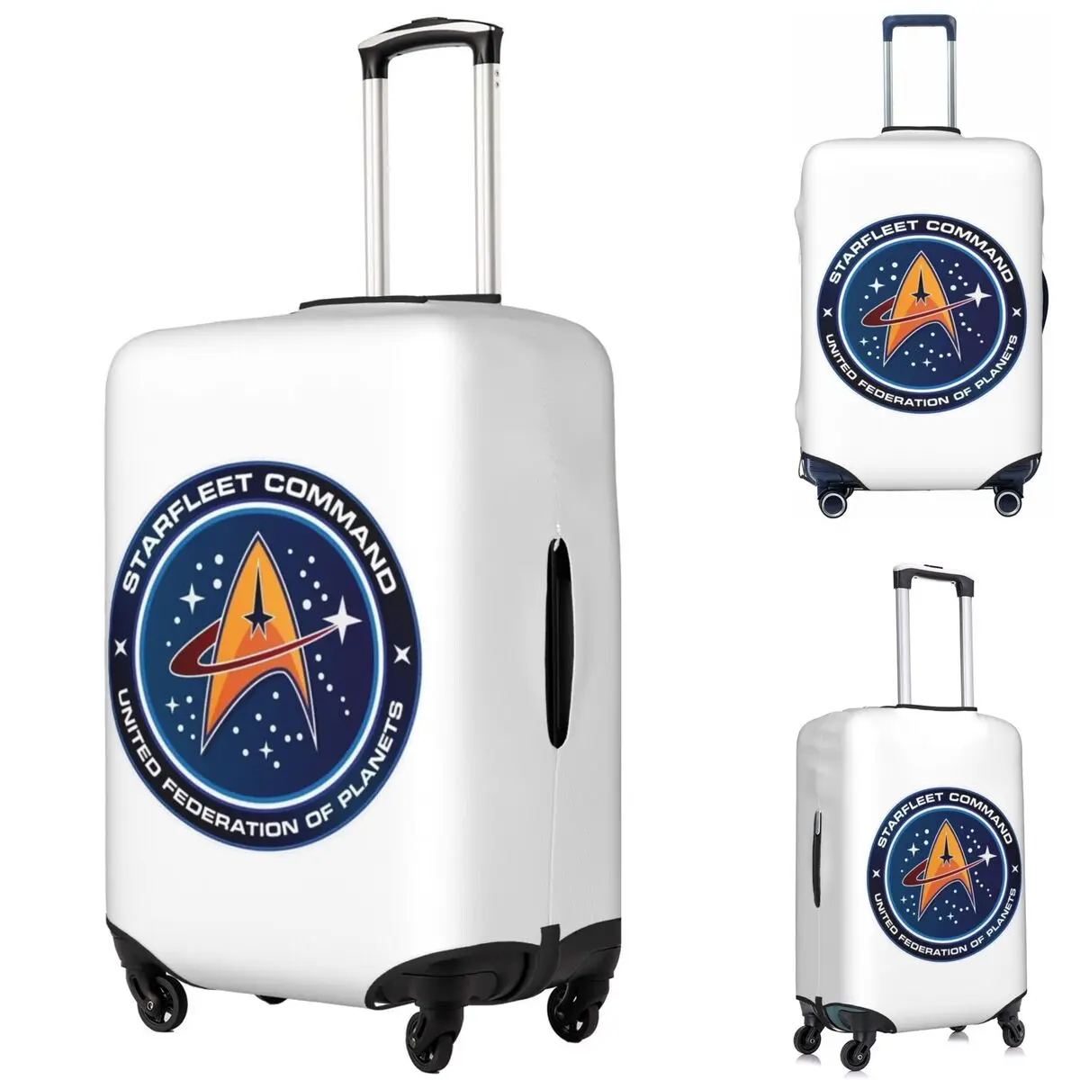 star treks science-fiction série tv housse de valise protection élastique voyage bagages protecteur couvre pour 18-32 pouces