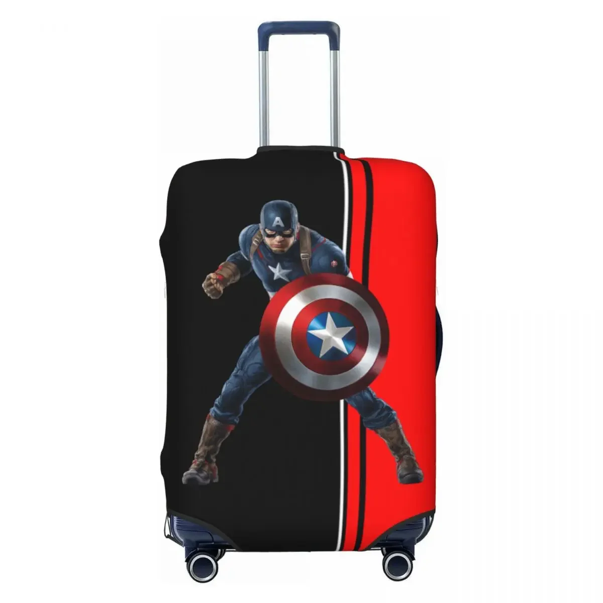 housse de valise captain america 2025, housses de protection anti poussière pour bagages de 18 à 32 pouces