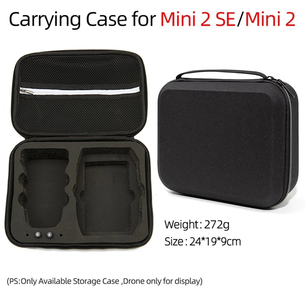 eva – mallette de transport rigide et portable, sac de rangement pour mini 2 vols, sac eva portable, support antichoc, accessoires