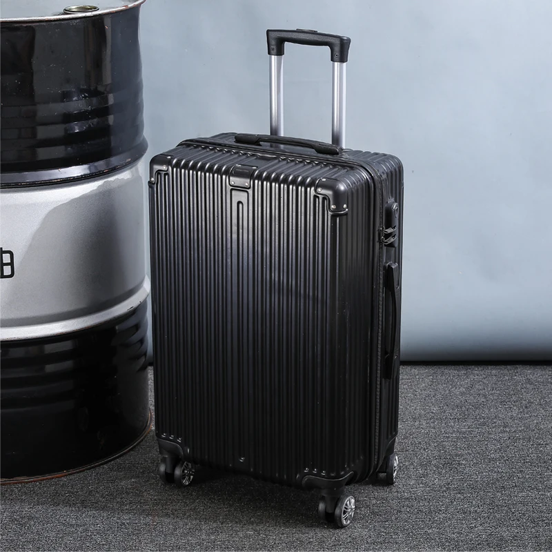 Valise à bagages 20-26 pouces grande capacité Simple à la mode voyage portable durabilité résistant à l'usure avec valise à roulettes