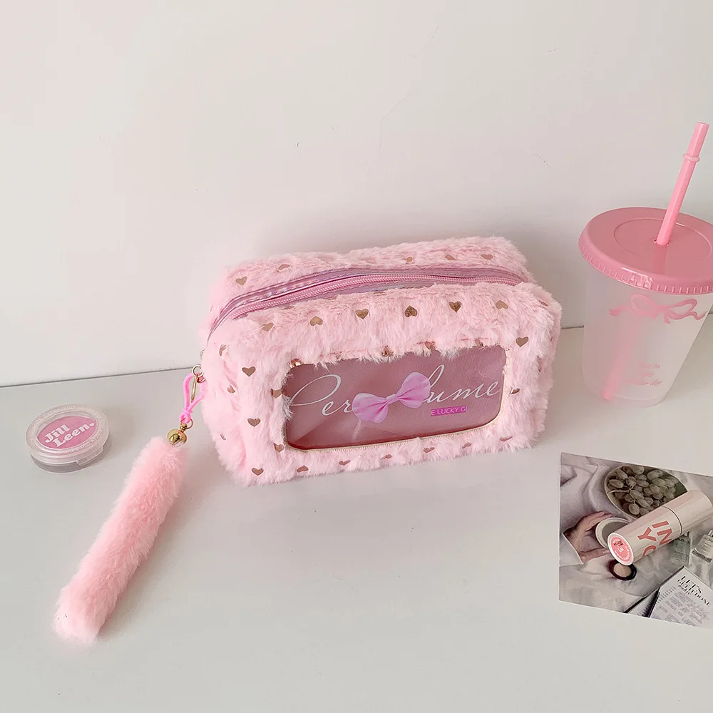pochette souple, sac de maquillage, étui à cosmétiques pour l'école et le bureau, portefeuille pour femmes, sac d'argent, porte monnaie, organisateur de rangement
