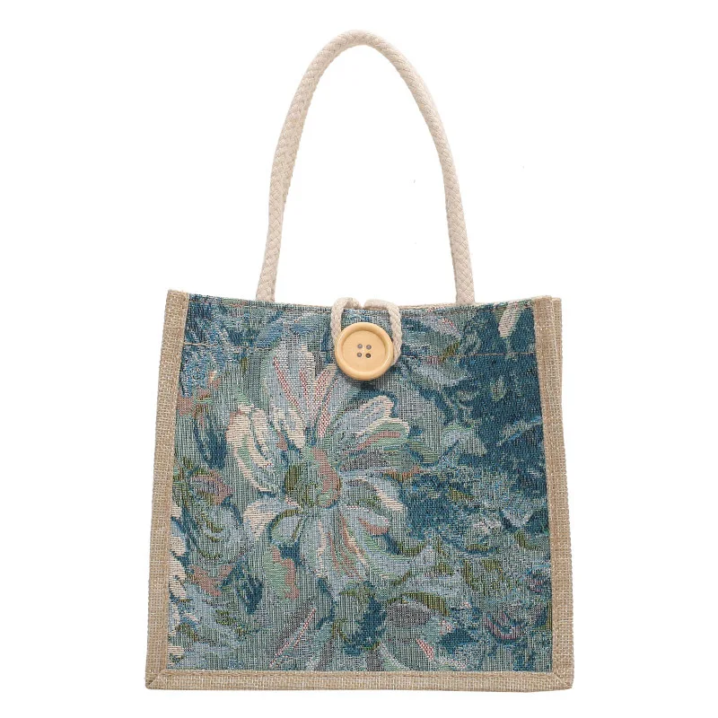 sac à main en lin pour femmes, sacs à main de style ins pour étudiants, sacs à poignée supérieure pour dames, sacs de luxe de styliste
