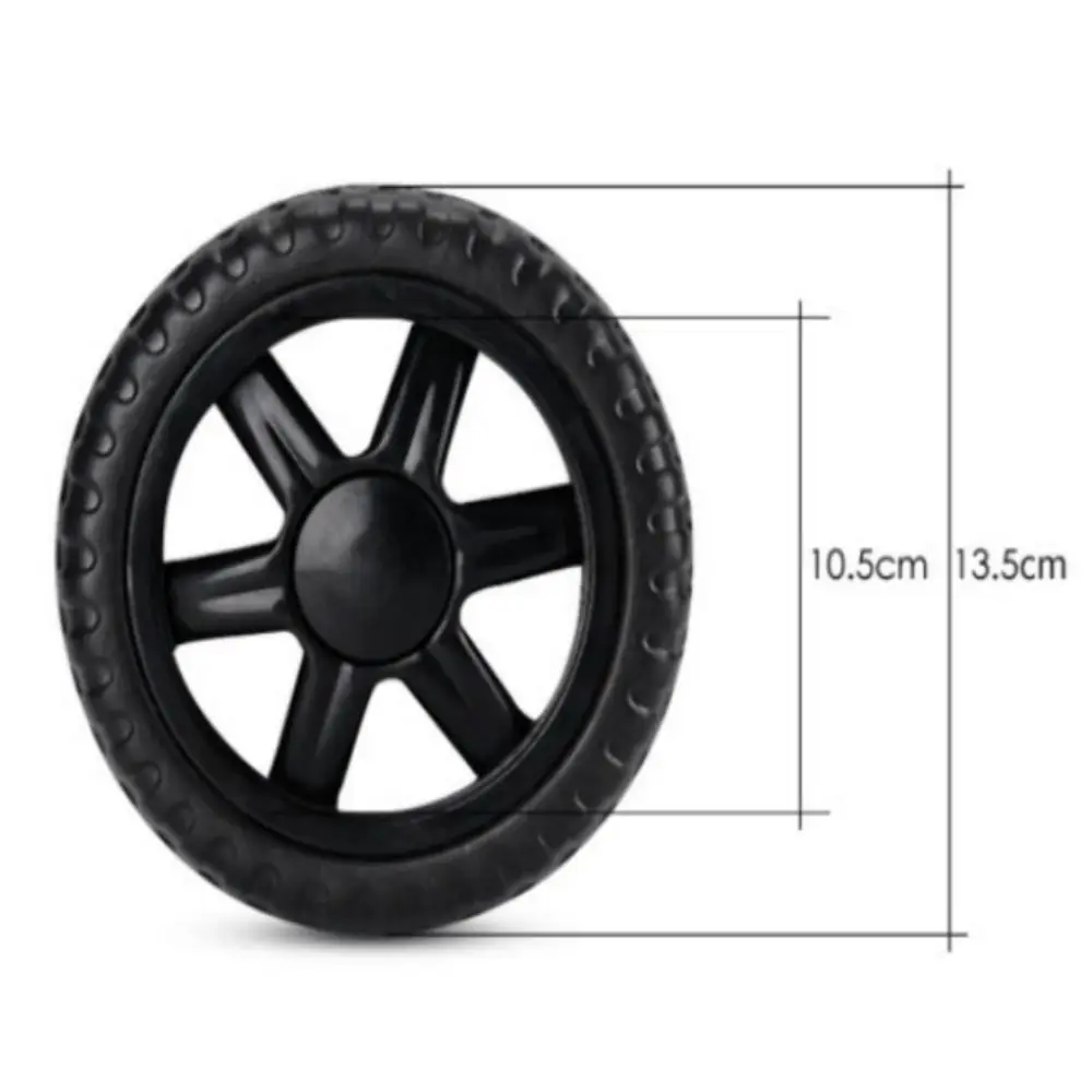roue de jouet pour enfants, 2 pièces, 5 pouces, pour chariot de courses, roulettes de chariot de voyage, valise de voyage de remplacement, roue à bagages en caoutchouc