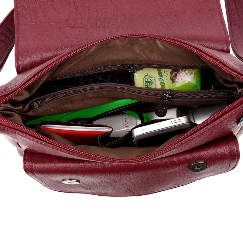 sac à main de luxe en cuir souple pour femmes, sacs à main et sacs à main de bonne qualité, sacoches à bandoulière décontractées, nouvelle collection 2024