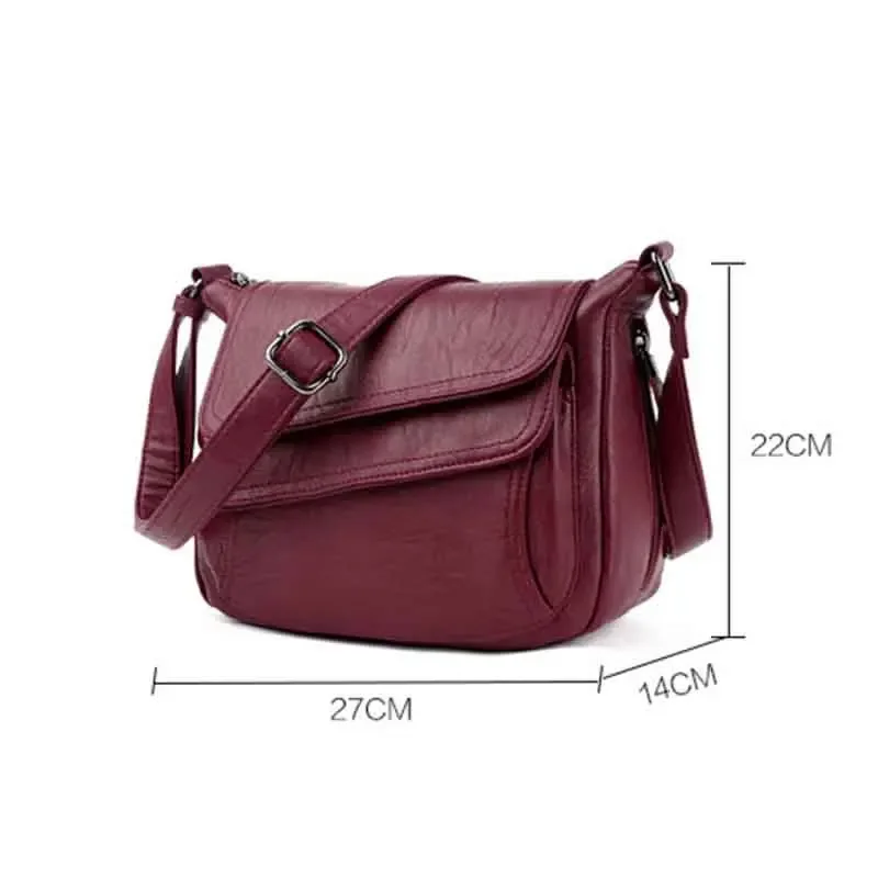sac à main de luxe en cuir souple pour femmes, sacs à main et sacs à main de bonne qualité, sacoches à bandoulière décontractées, nouvelle collection 2024