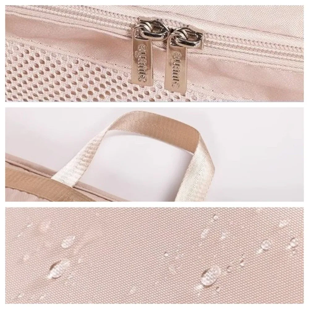pochette de rangement de bagages suspendue, grande capacité, valise anti poussière, sac de rangement de vêtements, résistant à l'humidité, lavable
