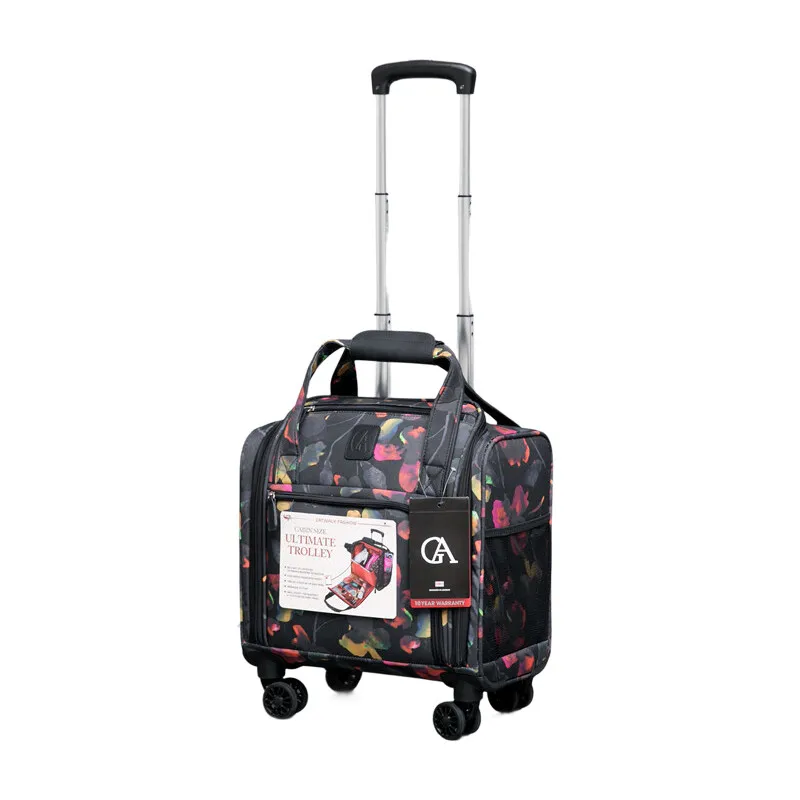 valise à bagages roulante pour conduite aérienne, sous le siège, valise pilote légère de 16 pouces pour hommes et femmes, sacs à roulettes