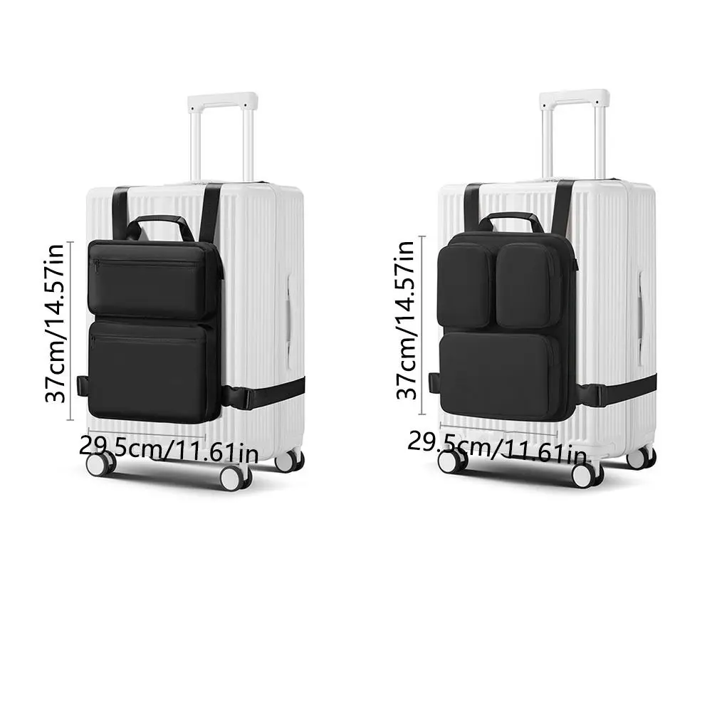valise d'embarquement à bretelles réglables, sac suspendu, valise amovible, sac à main supplémentaire avec poignée en pu multifonctionnelle