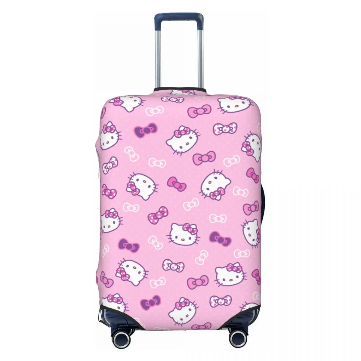 housse de bagage personnalisée sanrio hello kitty, housse de protection élastique pour valise de voyage, costu